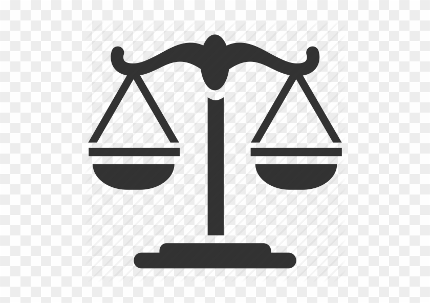 Scales Of Justice Icon Png - Justice Scale Icon #1036707