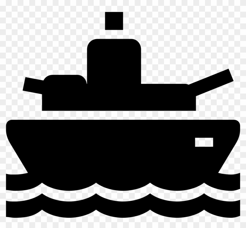 A Battleship Icon Is A Ship Out On The Water, But The - Battleship Icon #1036779