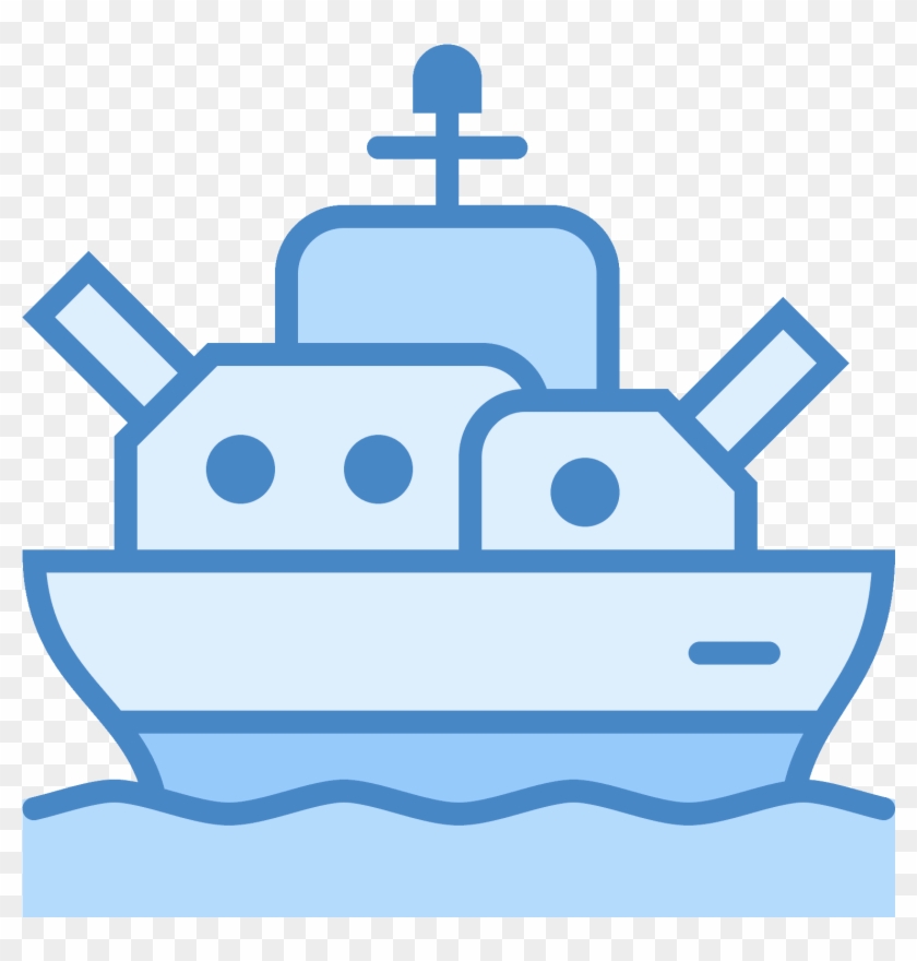 A Battleship Icon Is A Ship Out On The Water, But The - Battleship Icon #1036790