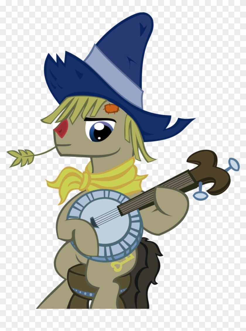 Limeylassen, Banjo, Luna Eclipsed, Safe, Scarecrow, - Mlp Banjo Vector #1036942