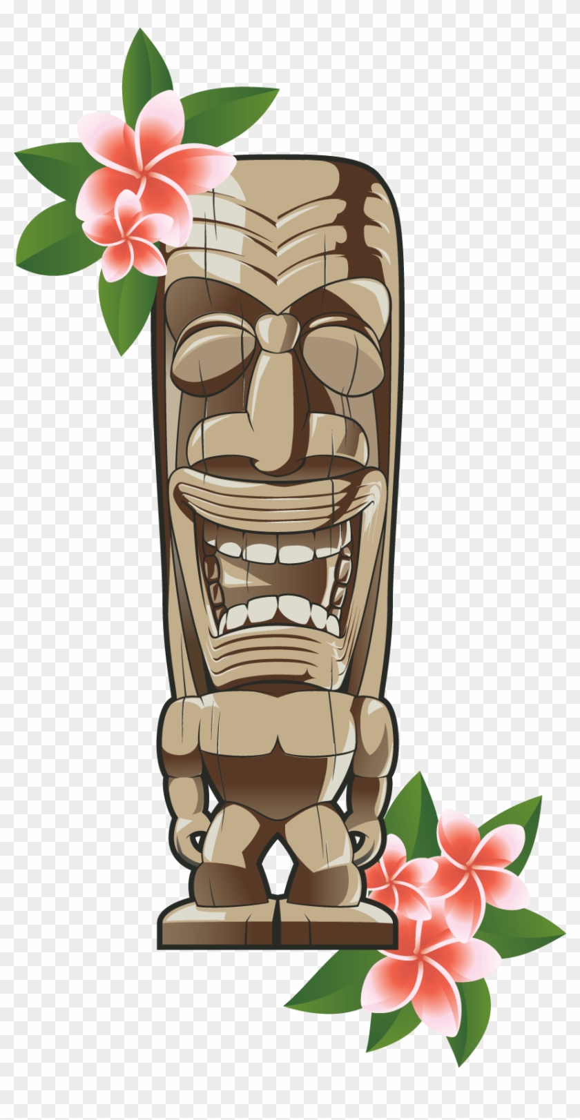 Clip Art Hawaiian Tiki #1036969