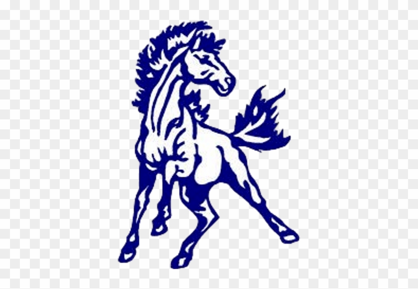 School Logo Image - Mustang Mascot Clip Art #1037088