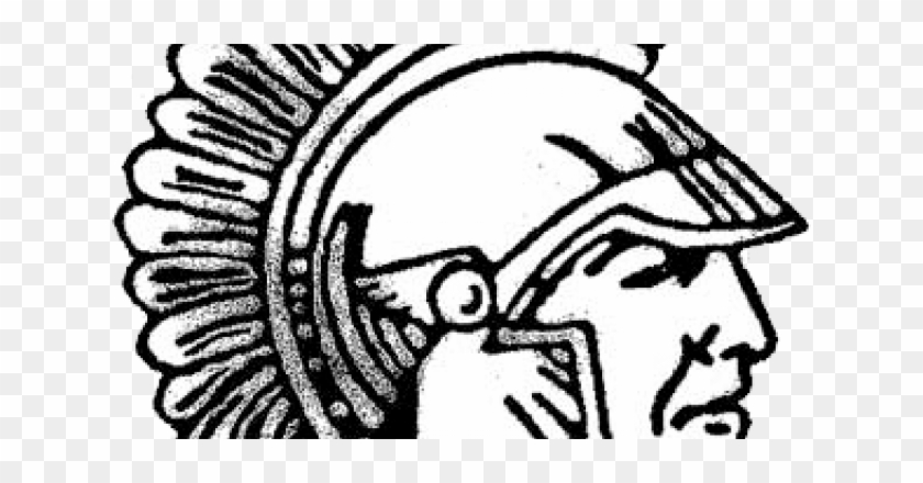Paramus Pounds Belvidere 80-7 - Spartan Head Clipart #1037107