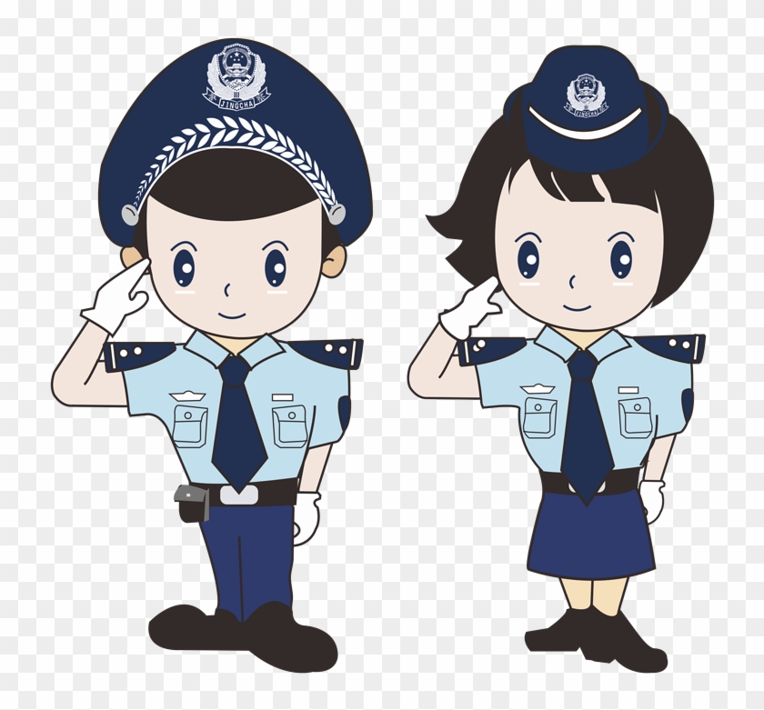 卡通男女警察 - صور رسوم متحركة شرطيات #1037124