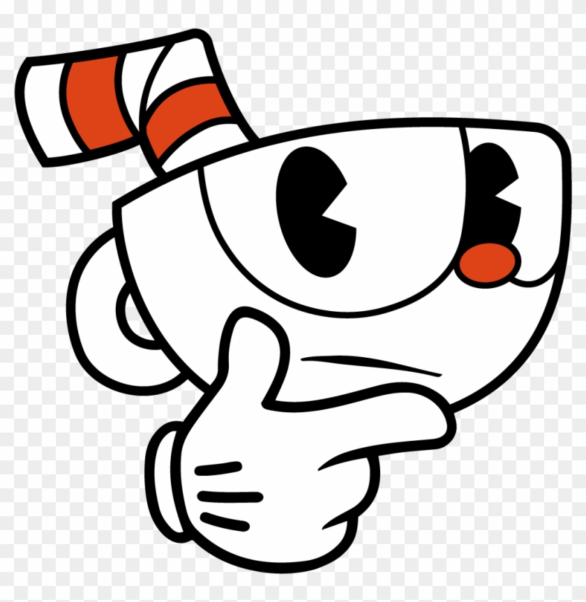 Cuphead Youtube Computer Icons Video Game - Cuphead Face Png #1037222