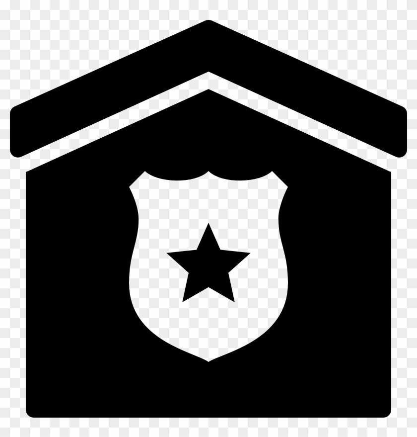 Police Station Icon - Police Station Symbol Png #1037369