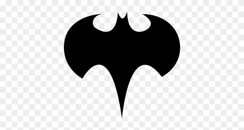 Batman Logo Silhouette - Batman Logo #1037401