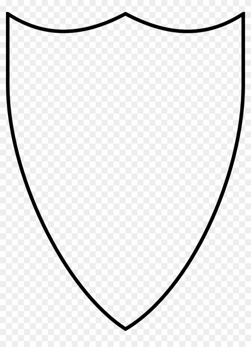 Escutcheon Coat Of Arms Crest Heraldry - Half Circle Clip Art #1037432