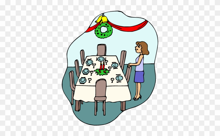 Setting The Table Clip Art #1037560