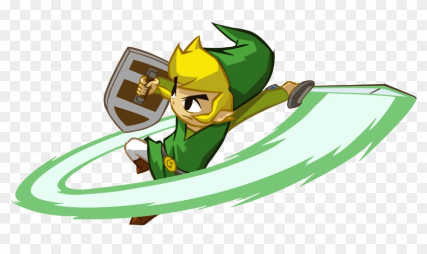 Link Spirit Tracks Vector By Verbotenbadger - Legend Of Zelda Spirit Tracks #1037647