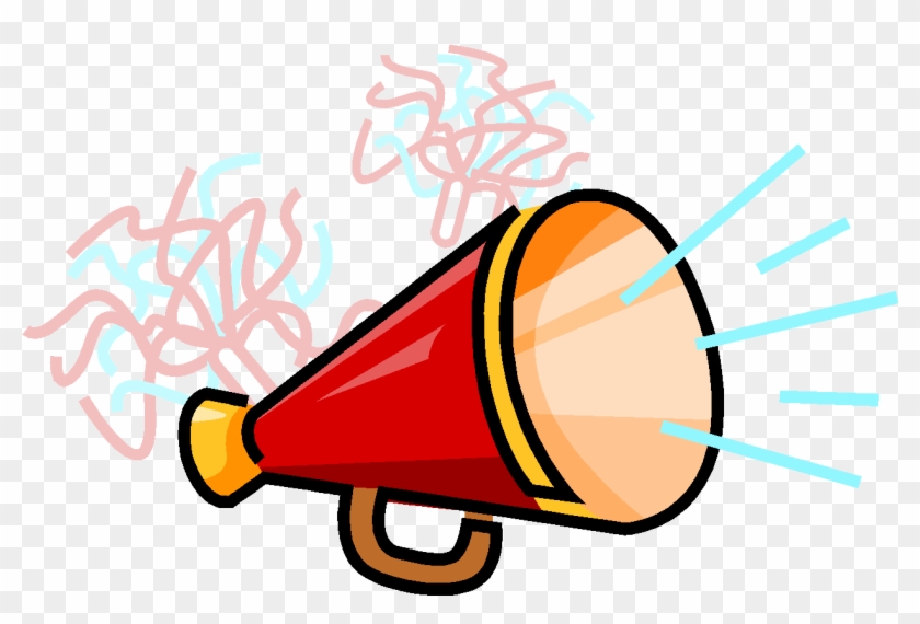 Short Horn Cheer - Blow Horn Clip Art #1037694
