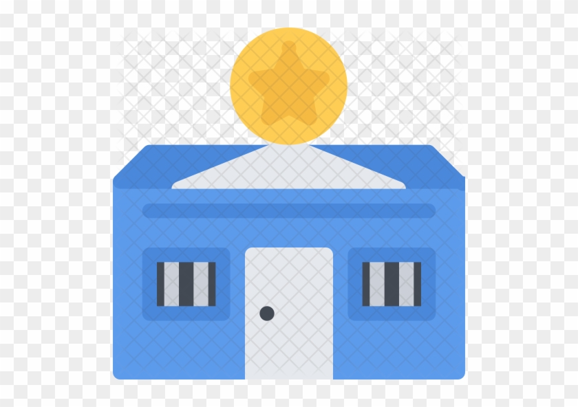 Police Station Icon - Architecture #1037783