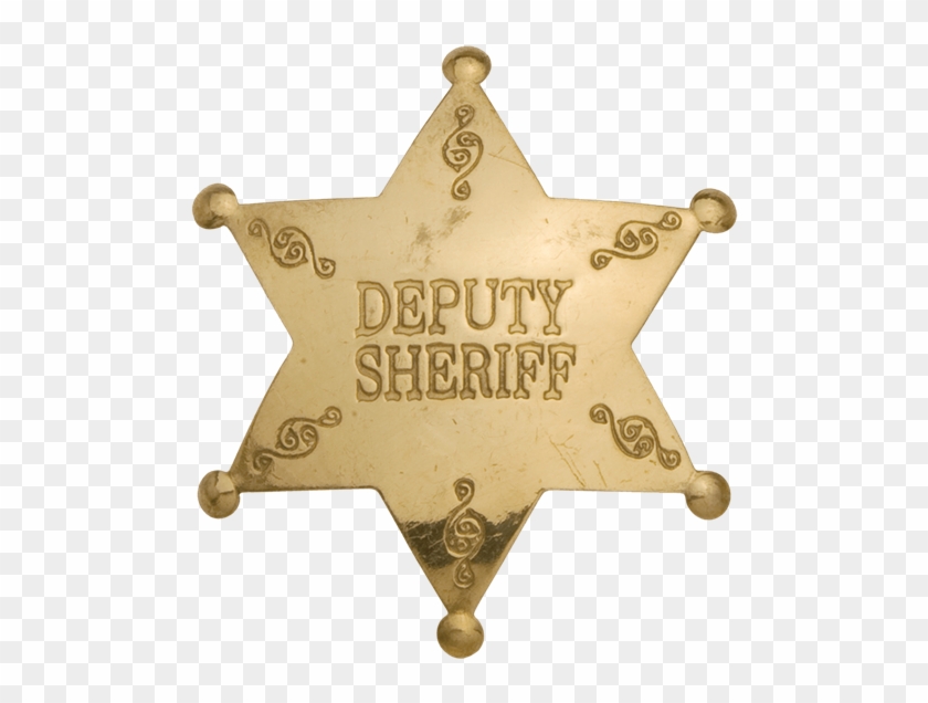 Blank Sheriff Star Png - Brass Deputy Sheriff Badge #1037823