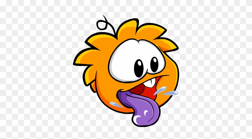 Orange Puffle Normal - Club Penguin Orange Puffle #1037921