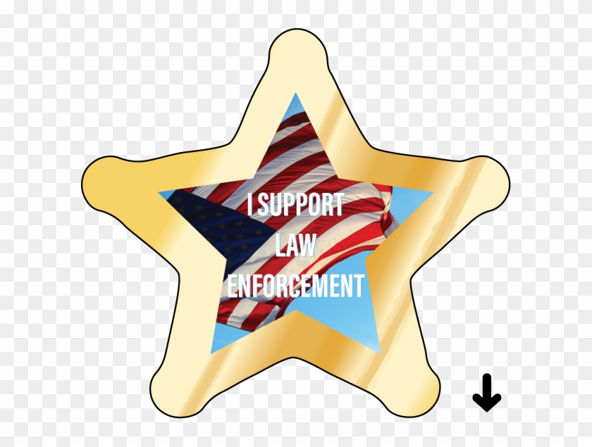 Sheriff Star Recognition Label, 4cp - Sheriff #1037953