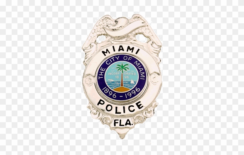 Miami Police Badge - Miami Police Department Badge #1037971