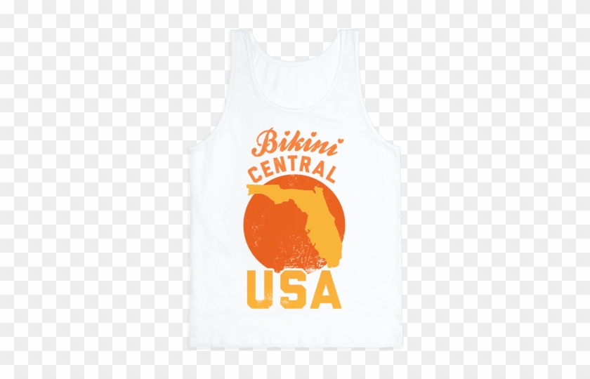 Bikini Central Usa Tank Top - Bikini Central Usa (florida) T-shirt: Funny T-shirt #1038007