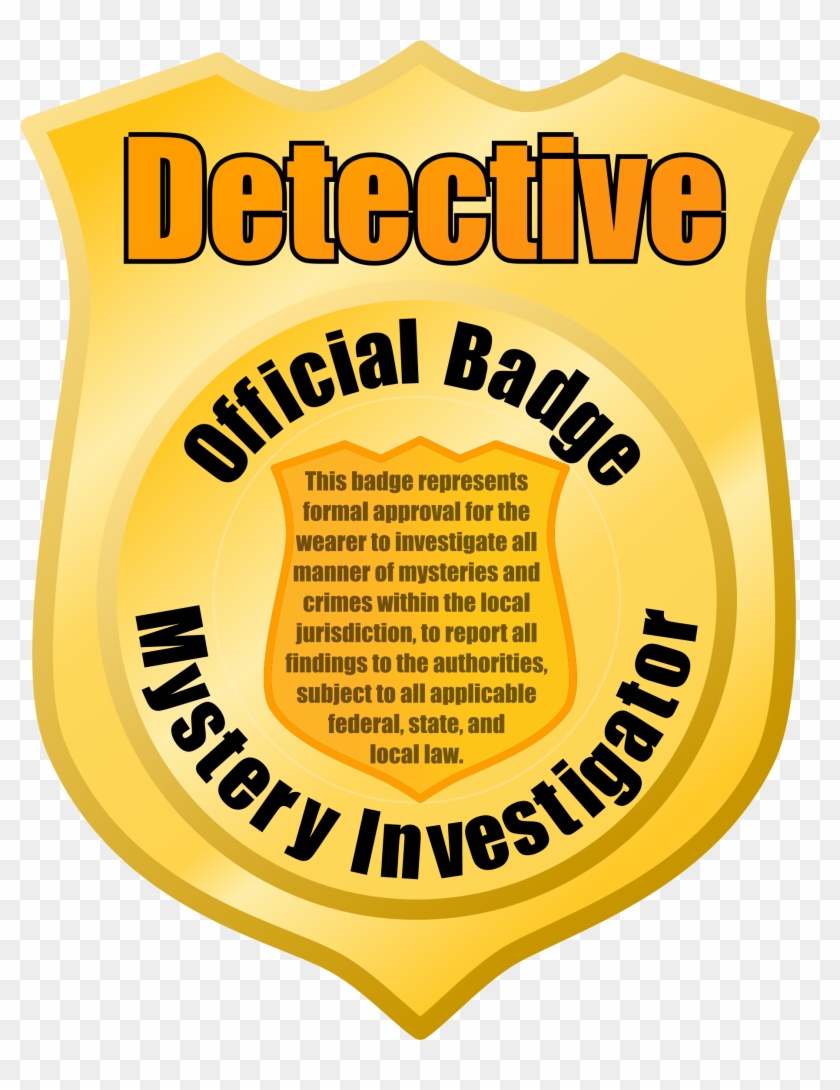 Police - Police Detective Badge Clipart #1038064