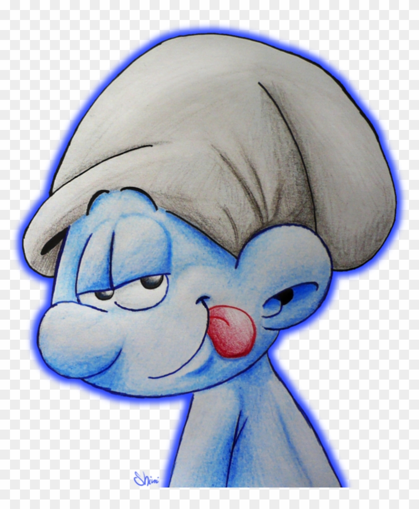 That Tongue By *shini-smurf On Deviantart - Smurfs Crazy #1038101