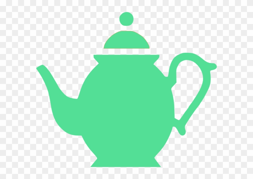 Duck Egg Blue Teapot Svg Clip Arts 600 X 517 Px - Animated Images Of Tea Pot #1038114