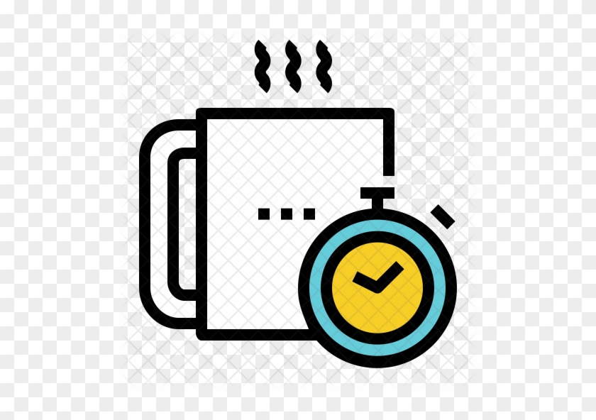 Coffee Break Icon - Break Time Icon, clipart, transparent, png, images, Dow...