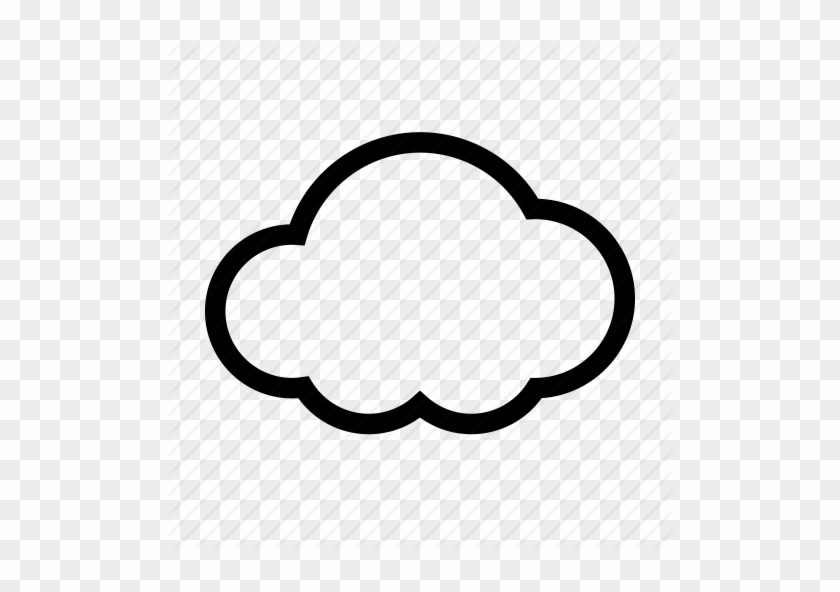 Simple Cloud Icon - Cloud Icon #1038352