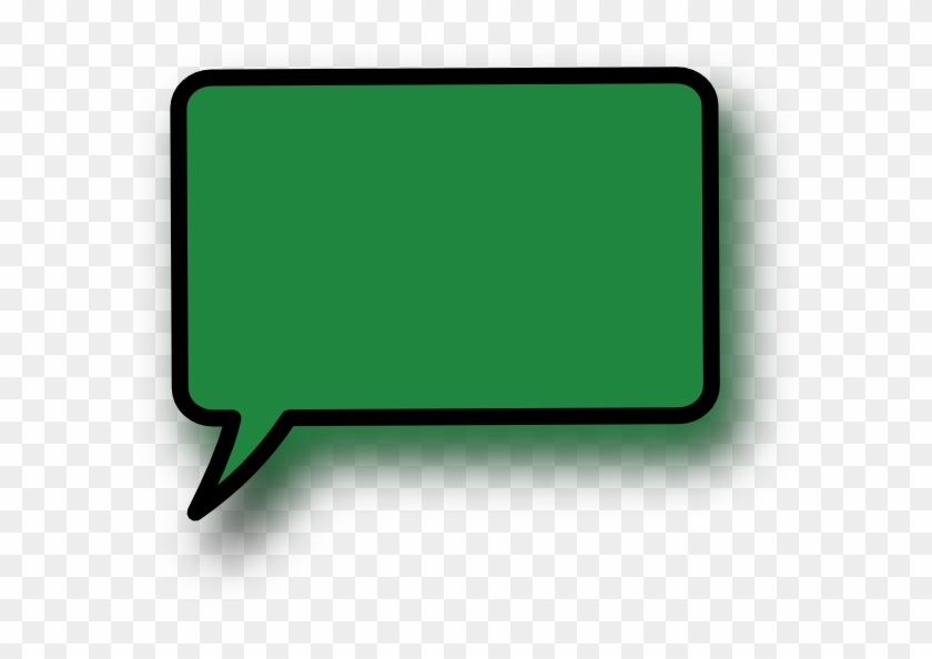 Speech Bubbles And Text Stickers - Green Speech Bubble Png #1038404
