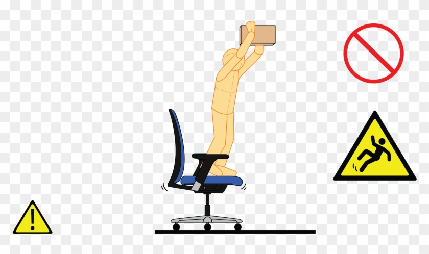 Please Don't Stand On The Seat, Or You Will Fall Down - Office Chair #1038452