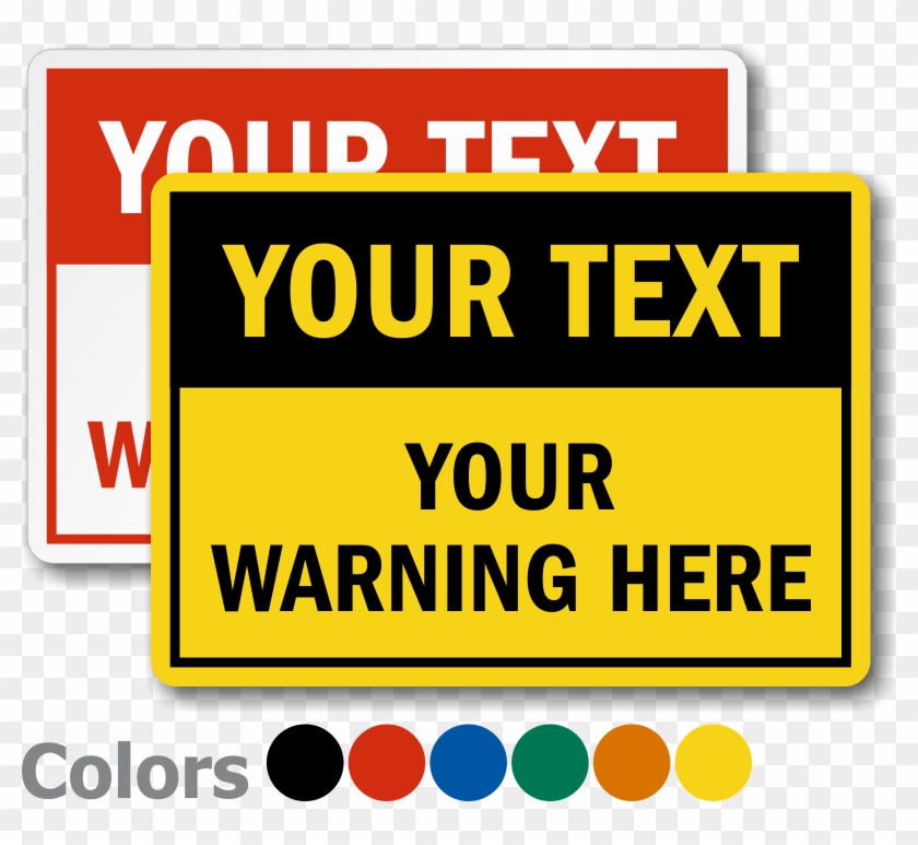 Zoom - Personalize - Caution Sign Template Free #1038456