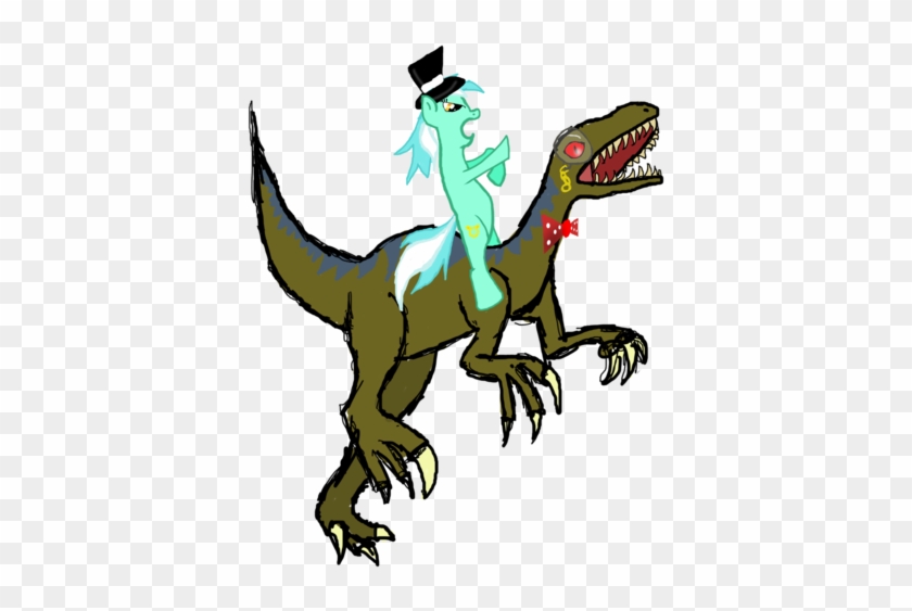 Velociraptor Tyrannosaurus Dinosaur Fictional Character - Cartoon #1038539