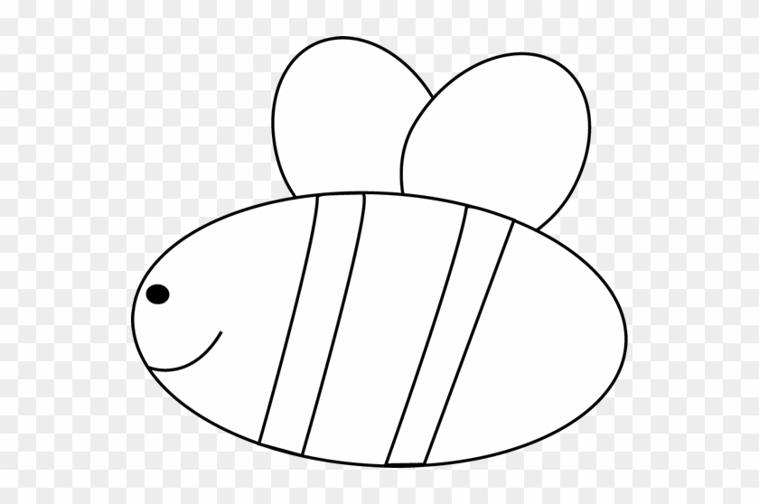 Black And White Bee - Illustration #1038610