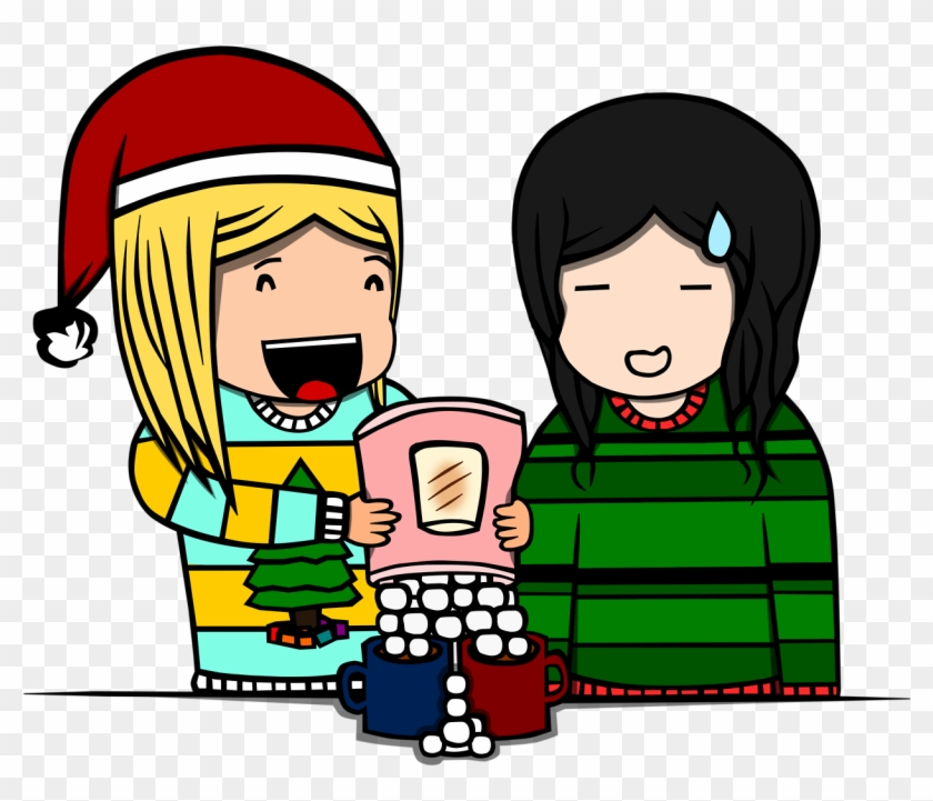 “ A Fanart Of Laura And Her Hot Chocolate And Marshmallows - Cartoon #1038644