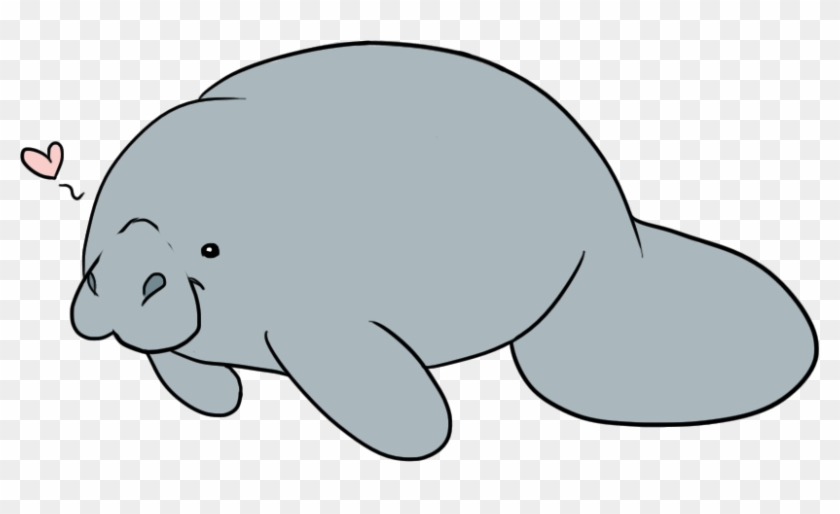 Manatee Clipart - Cute Manatee Clip Art #1038738