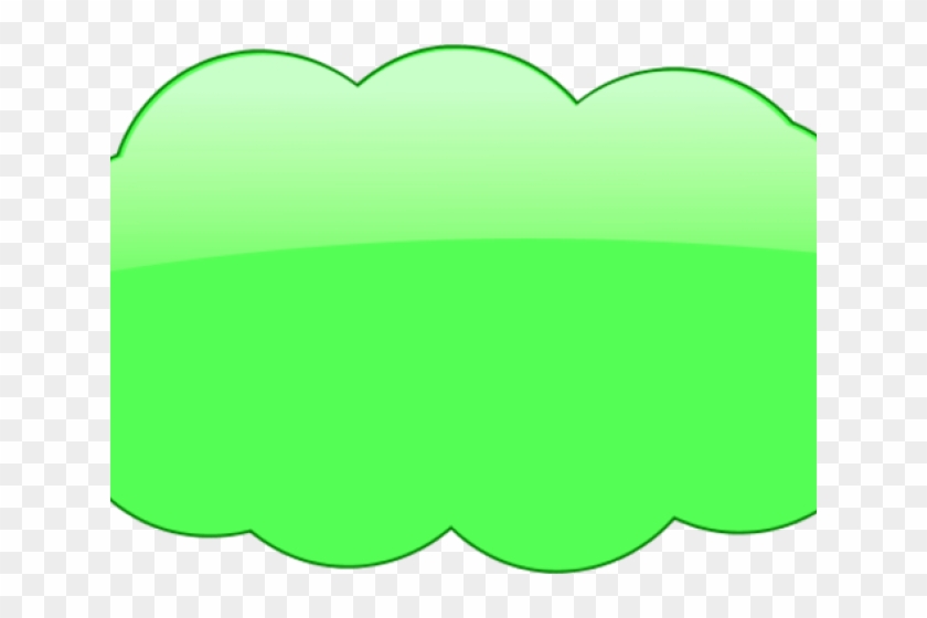 Green Cloud Cliparts - Circle #1038776