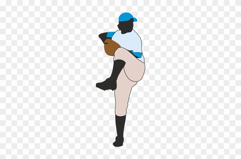 Baseball Player Throwing - Cartoon Baseball Player Transparent Background #1038799