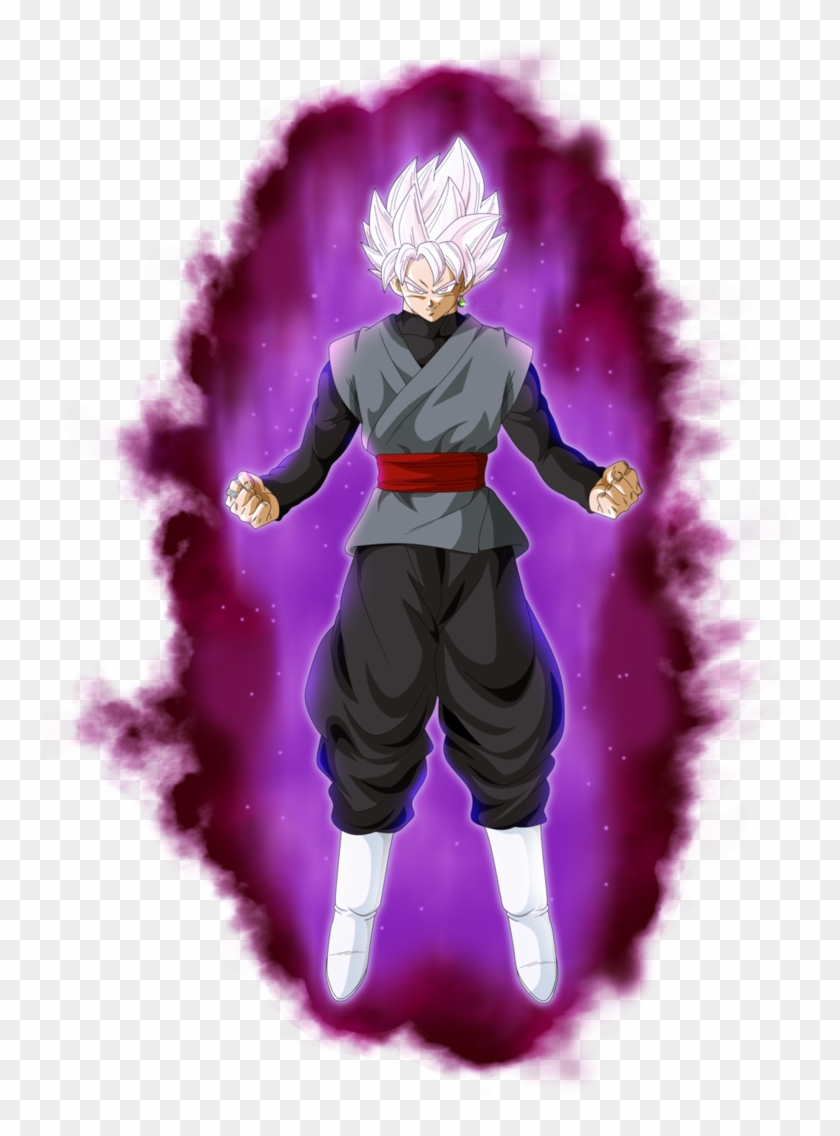 Black Goku Ssgss - Super Saiyan Rose Aura #1038838