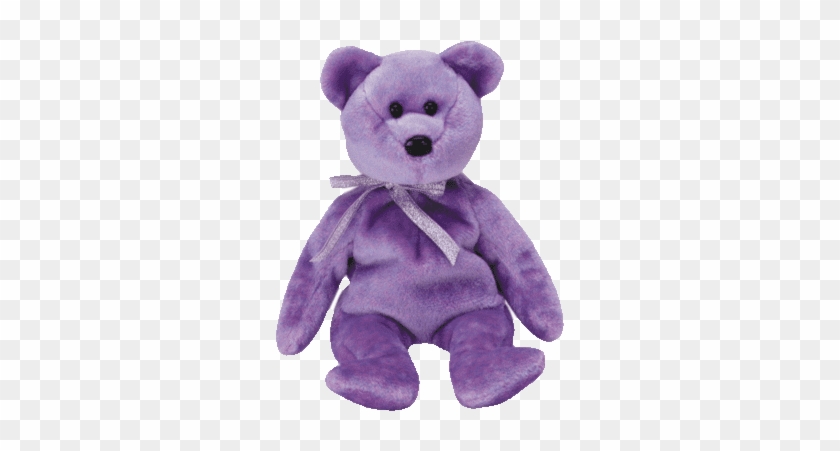 Ty Beanie Babies - Purple Beanie Baby Bear #1038907
