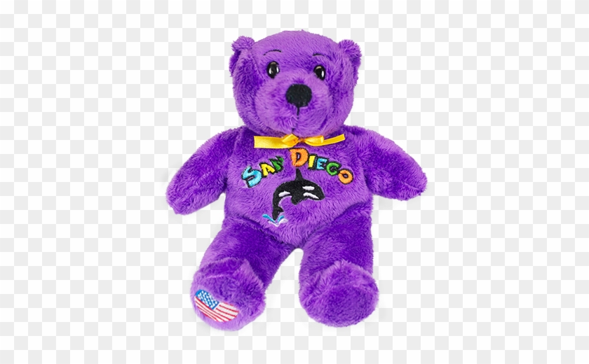 California Symbolz® San Diego Purple Bear - California #1038945