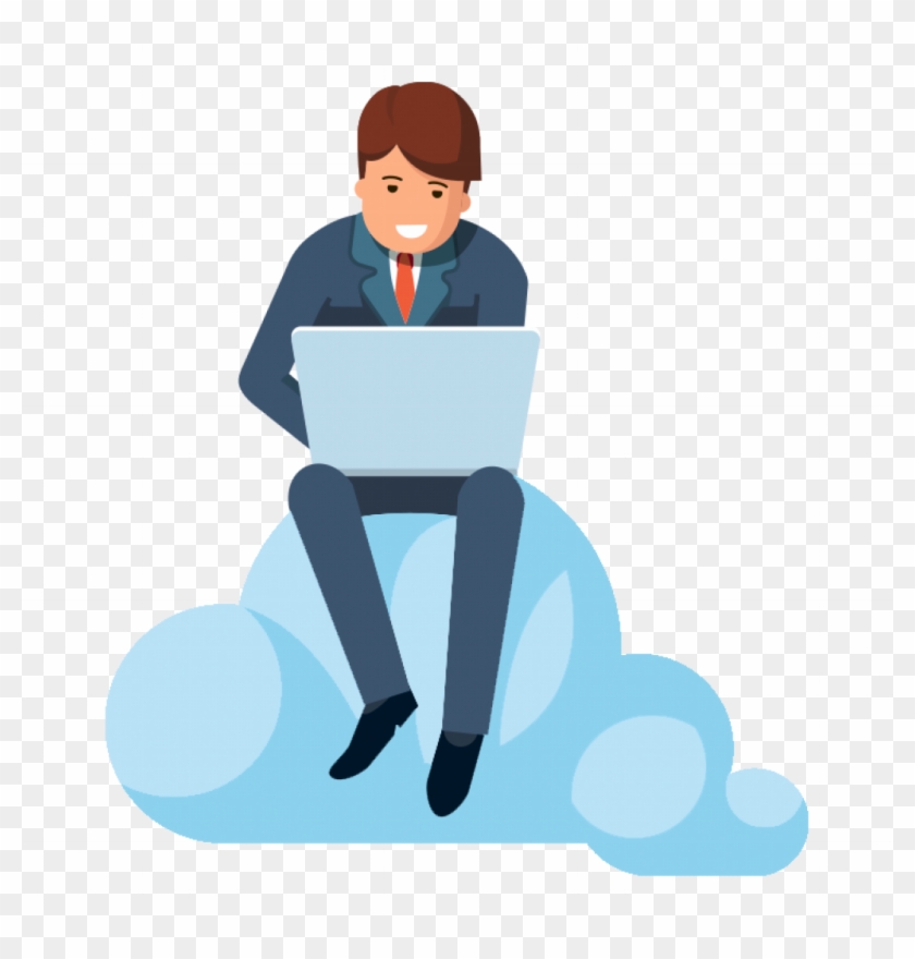 Business Man Cloud - Cloud Computing #1038952