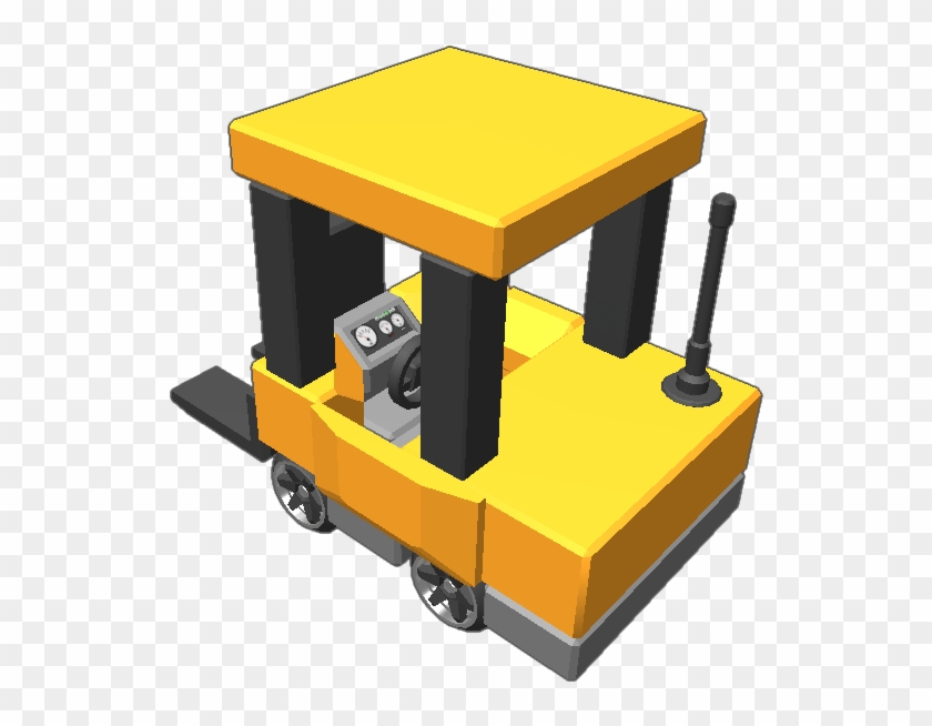Improved Version Of The Original Blocksworld Forklift - Toy Vehicle #1038958