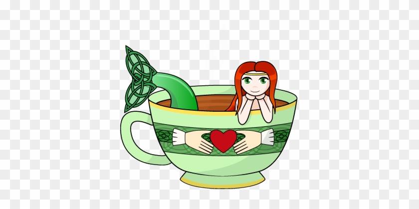 This Lovely Celtic Teamaid Has A Limited Edition Celtic - Cartoon #1039083
