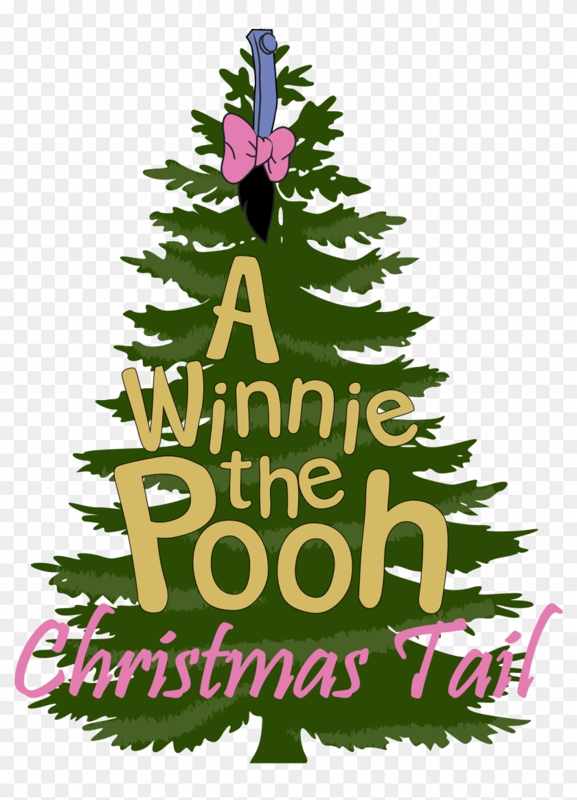 A Winnie The Pooh Christmas Tail Class Act Productions - Pine Tree Silhouette #1039096