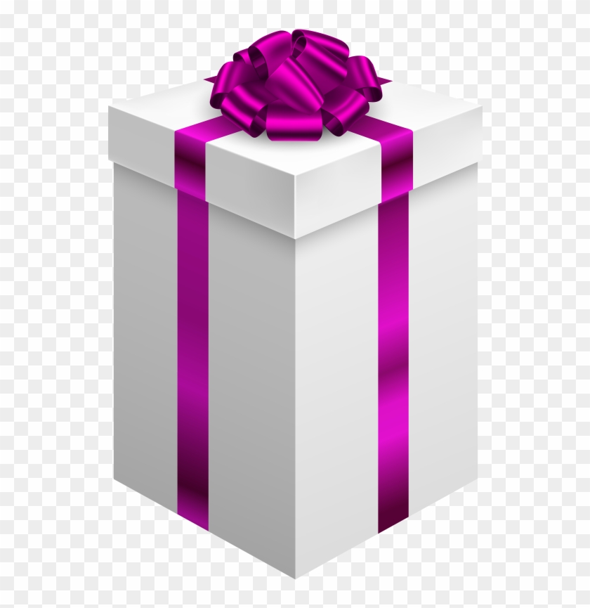 Pin Purple Shirt Clip Art - Purple Gift Box Png #1039214