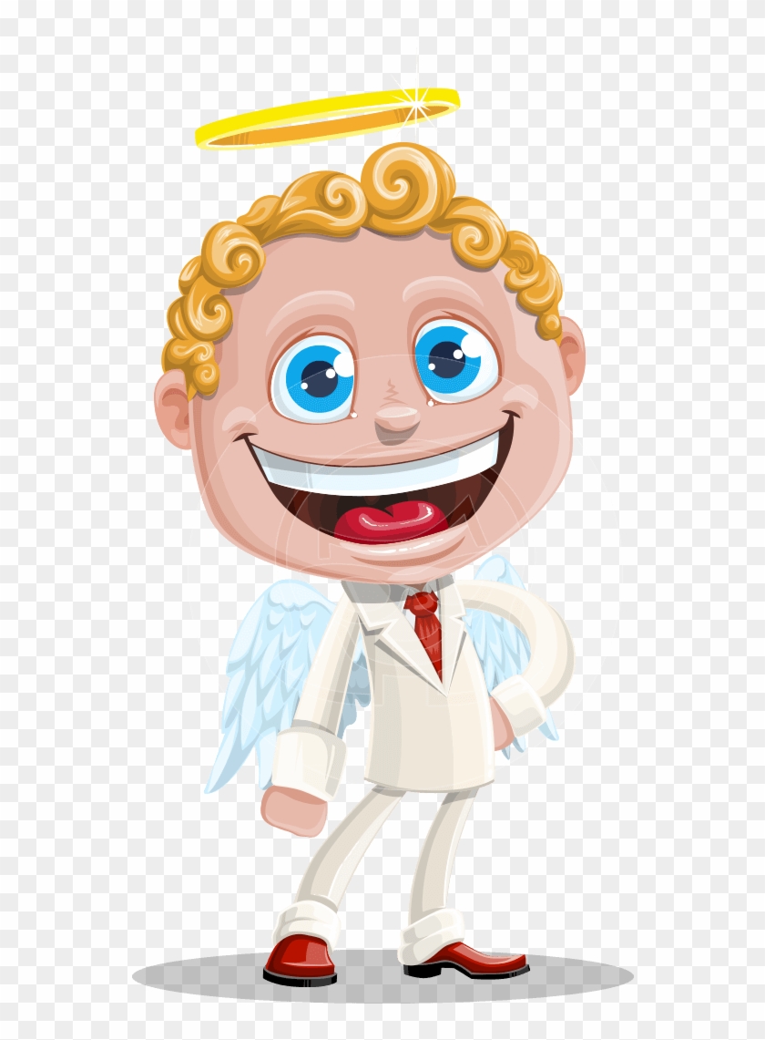 Vector Angel Cartoon Character - Angel Cartoon Characters #1039328