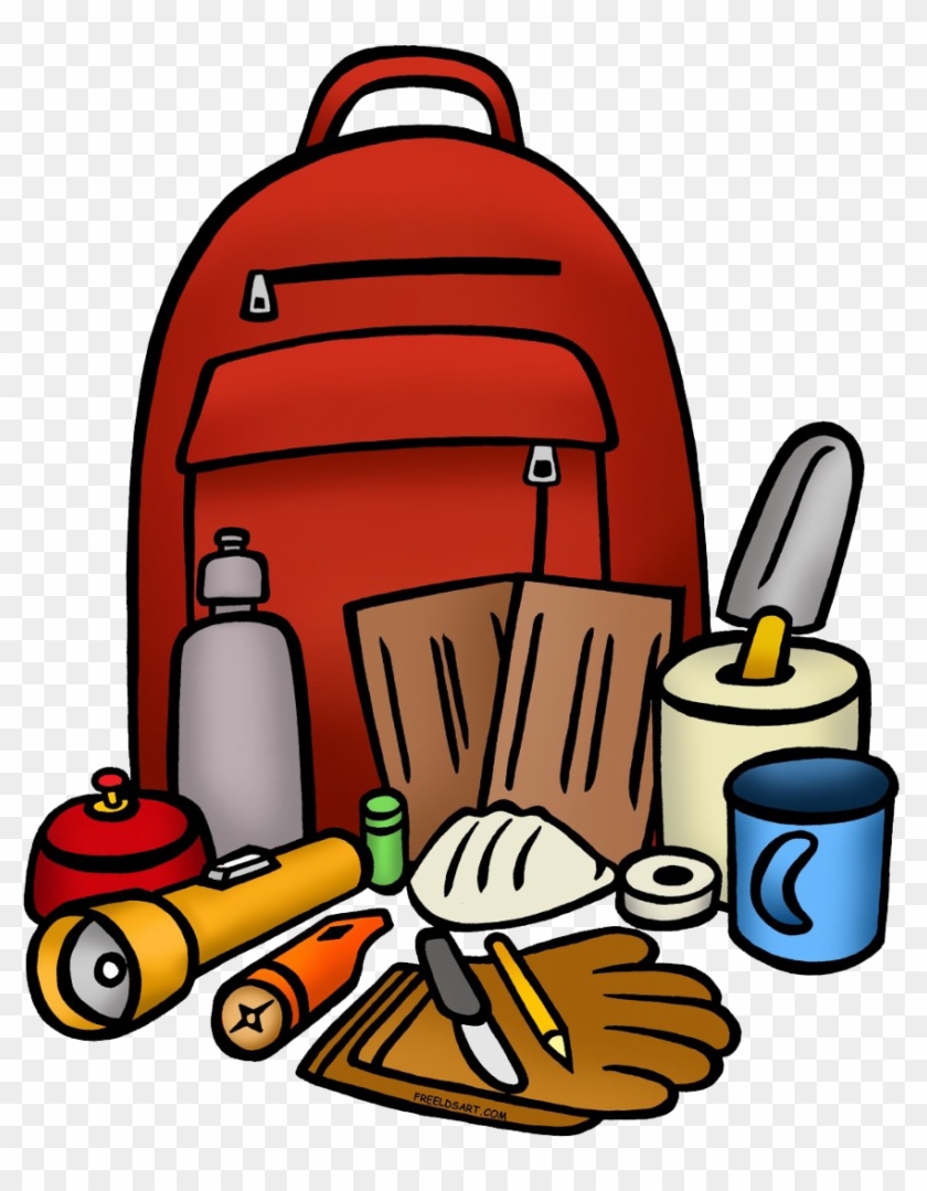 Student's Preparedness Training - Emergency Kit Clip Art #1039334