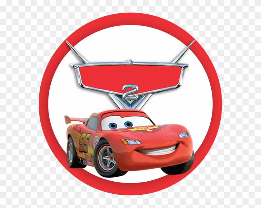 Adesivo Redondo 591×591 Pixels - Cars 2 Lightning Mcqueen #1039432