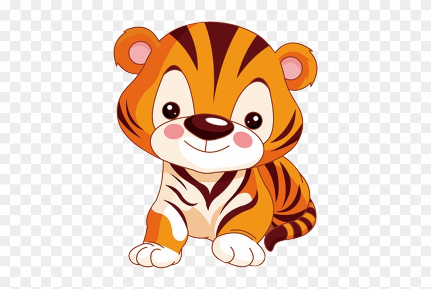 Tiger Animation Child Animal - Cartoon Tiger Animation - Free Transparent  PNG Clipart Images Download