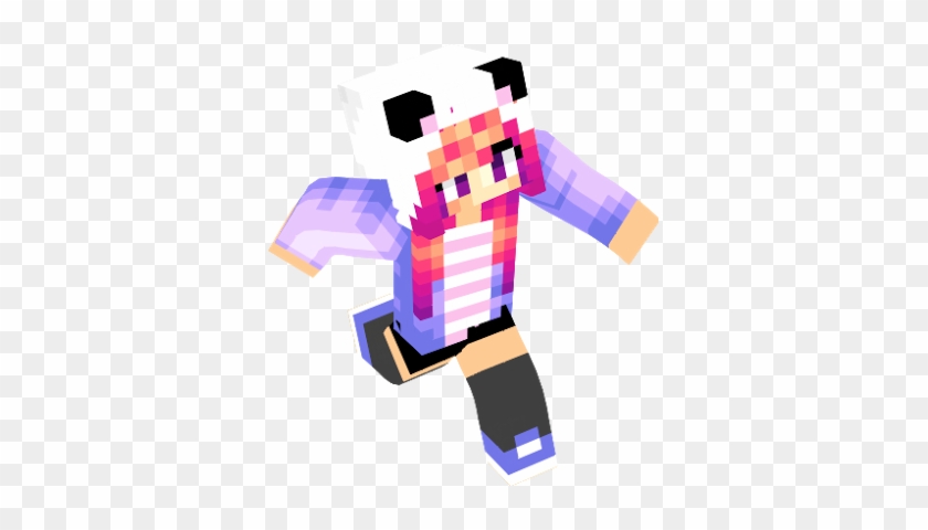 Minecraft Girl Skin transparent background PNG cliparts free download