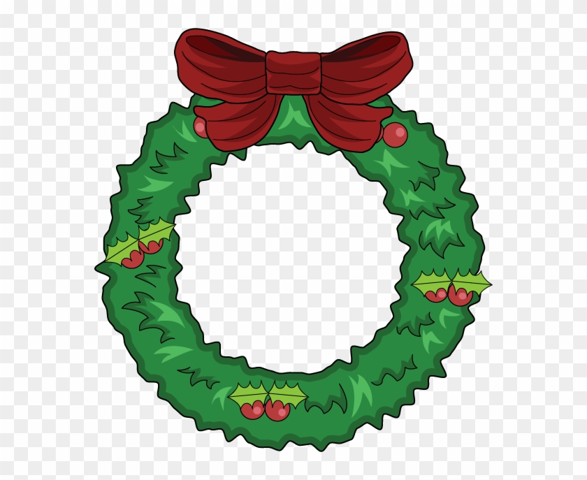 Wreath Clip Art Free Christmas Wreath Cli Christmas - Christmas Wreath Clip Art #1039567