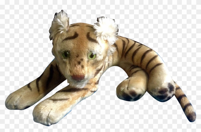 Vintage Steiff Bengal Tiger 1952-1953 Large Stuffed - Stuffed Toy #1039565